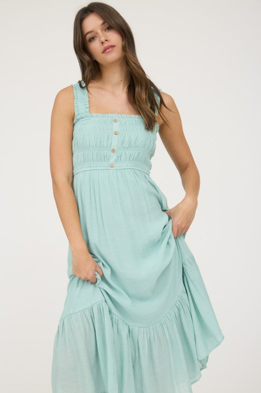 Seafoam Ruffle Jumper