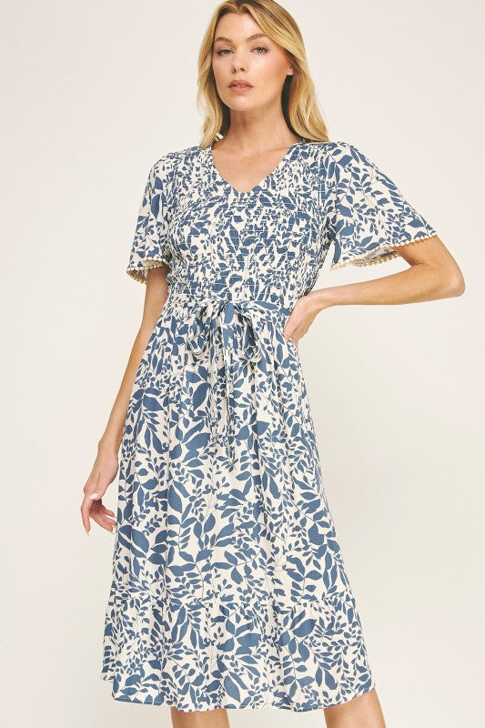 Willow Smocked Midi Dress