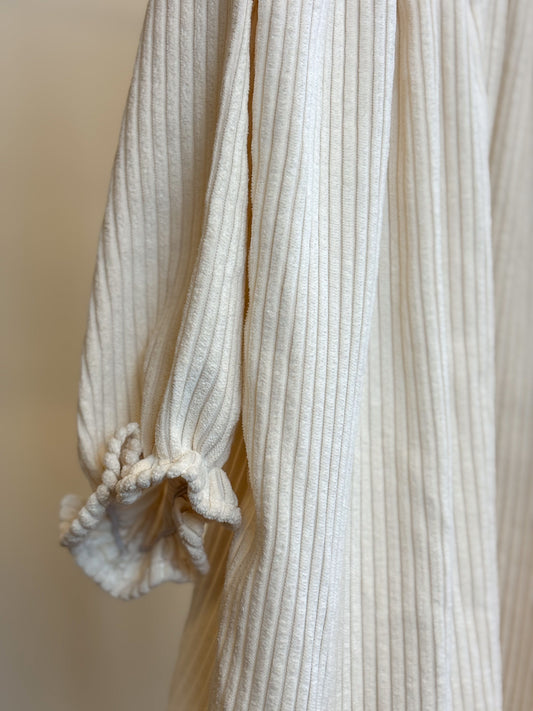 Girls' Corduroy Embroidered Dress