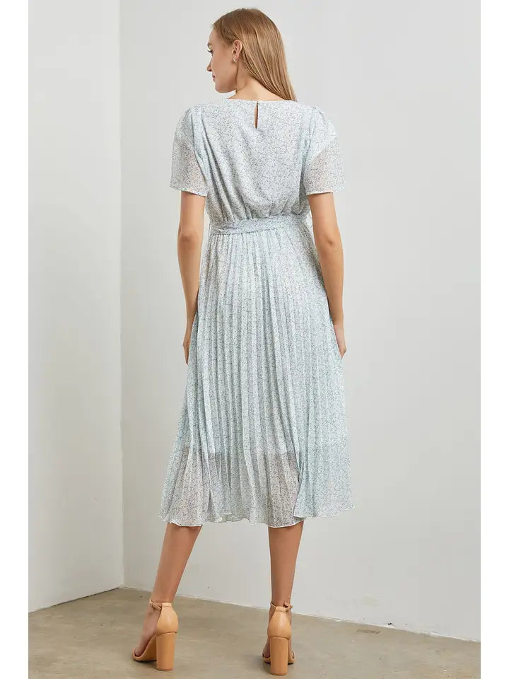 The "Aspen" Dainty Floral Midi Dress