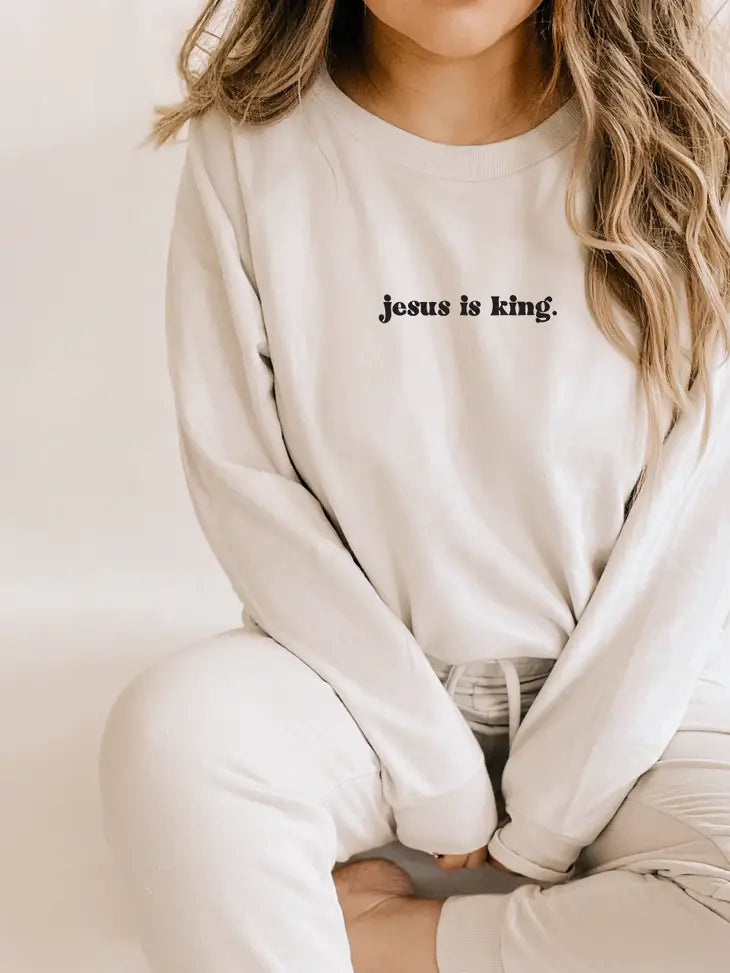 "Jesus is King" Long Sleeve