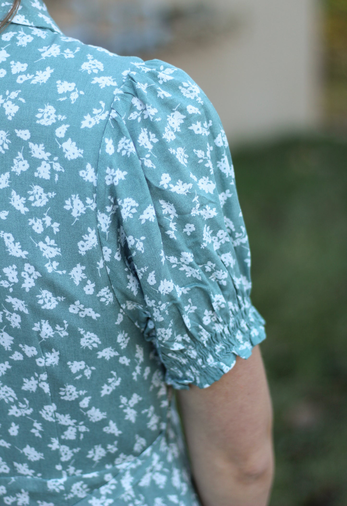 "Leia" Collared Button Down Midi Dress