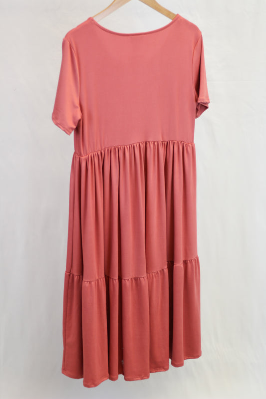 Essential Tiered Midi Dress