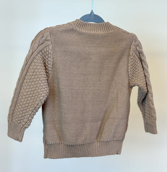 Vintage Mocha Cardigan- Baby