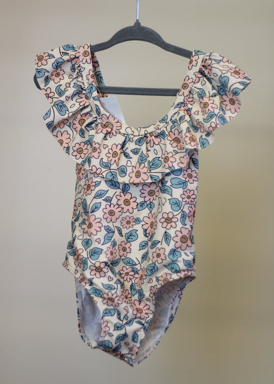 Kids’ Vintage Floral Swimsuit