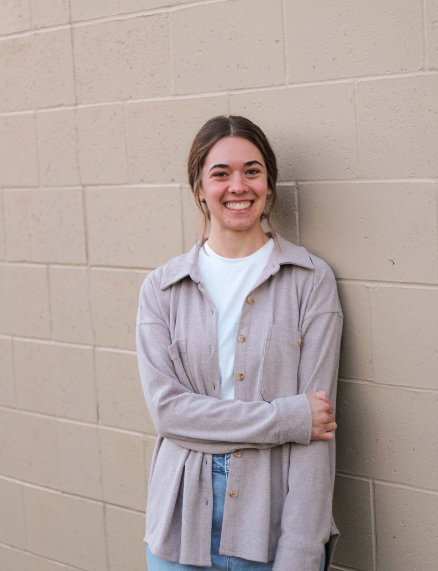 Collared Button Down Shacket
