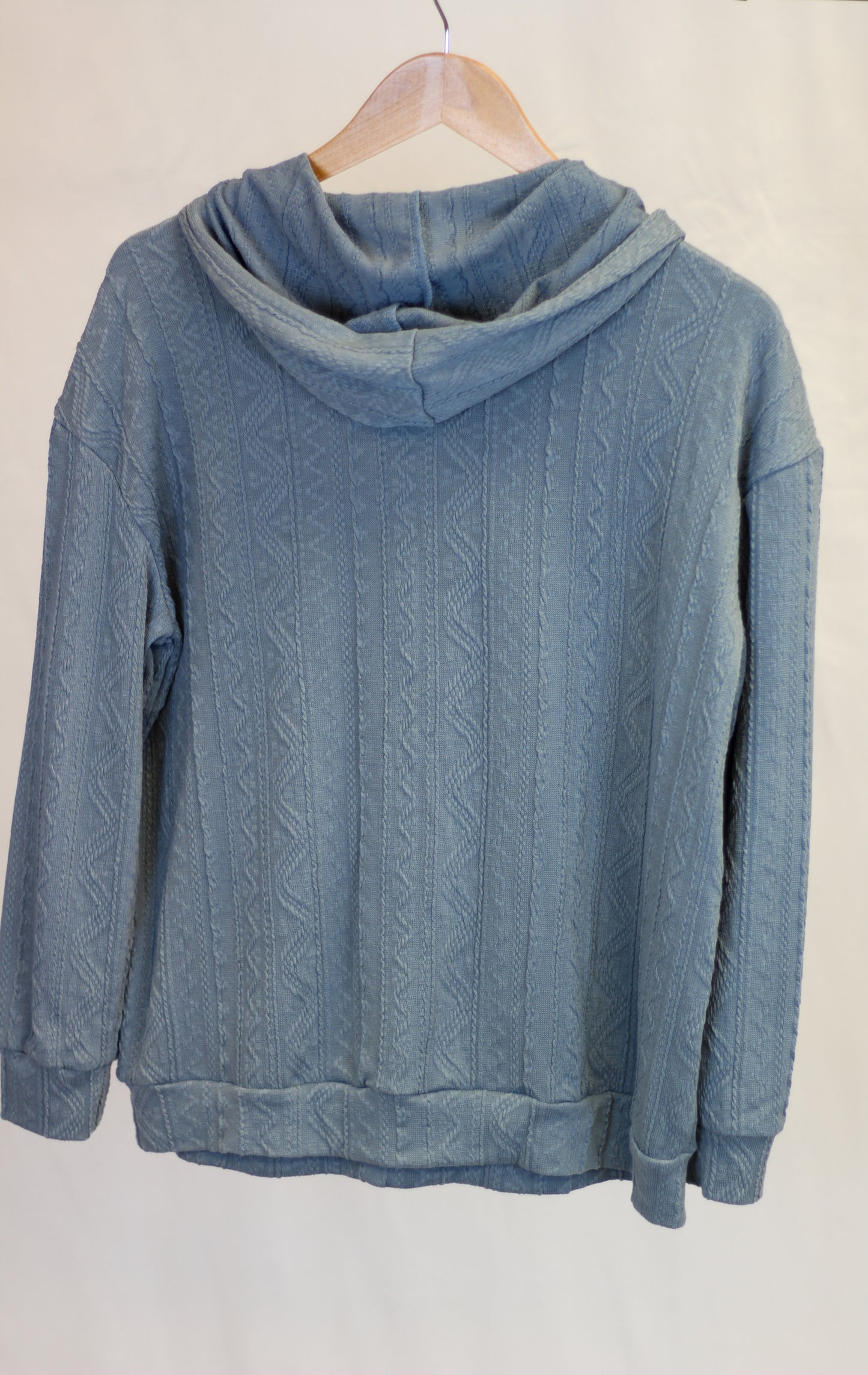 Slate Blue Corded Light Weight Pullover
