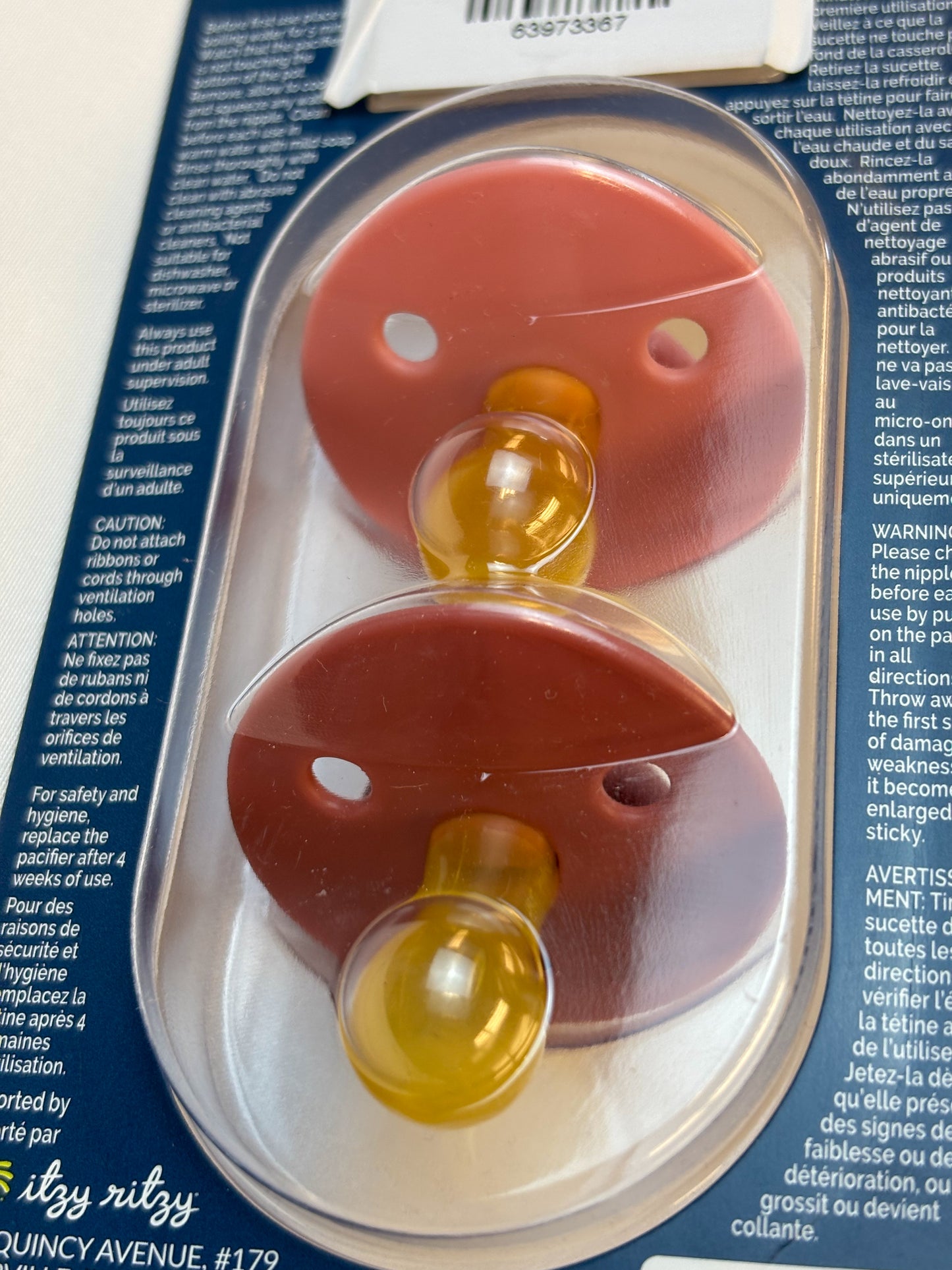 Itzy Rubber Paci Set