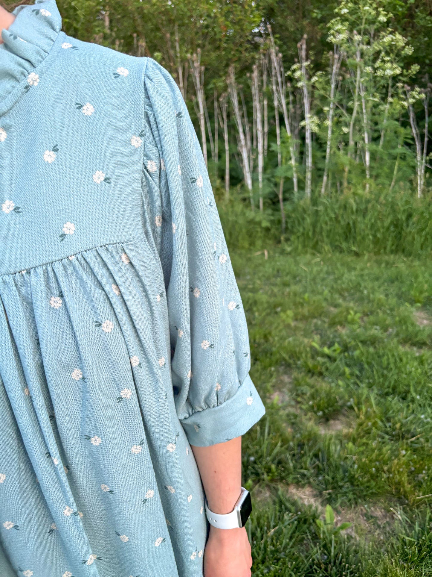Daisey Linen Bubble Dress