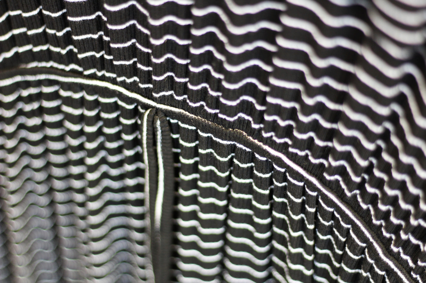 Women's Striped Knit Pocket Dress