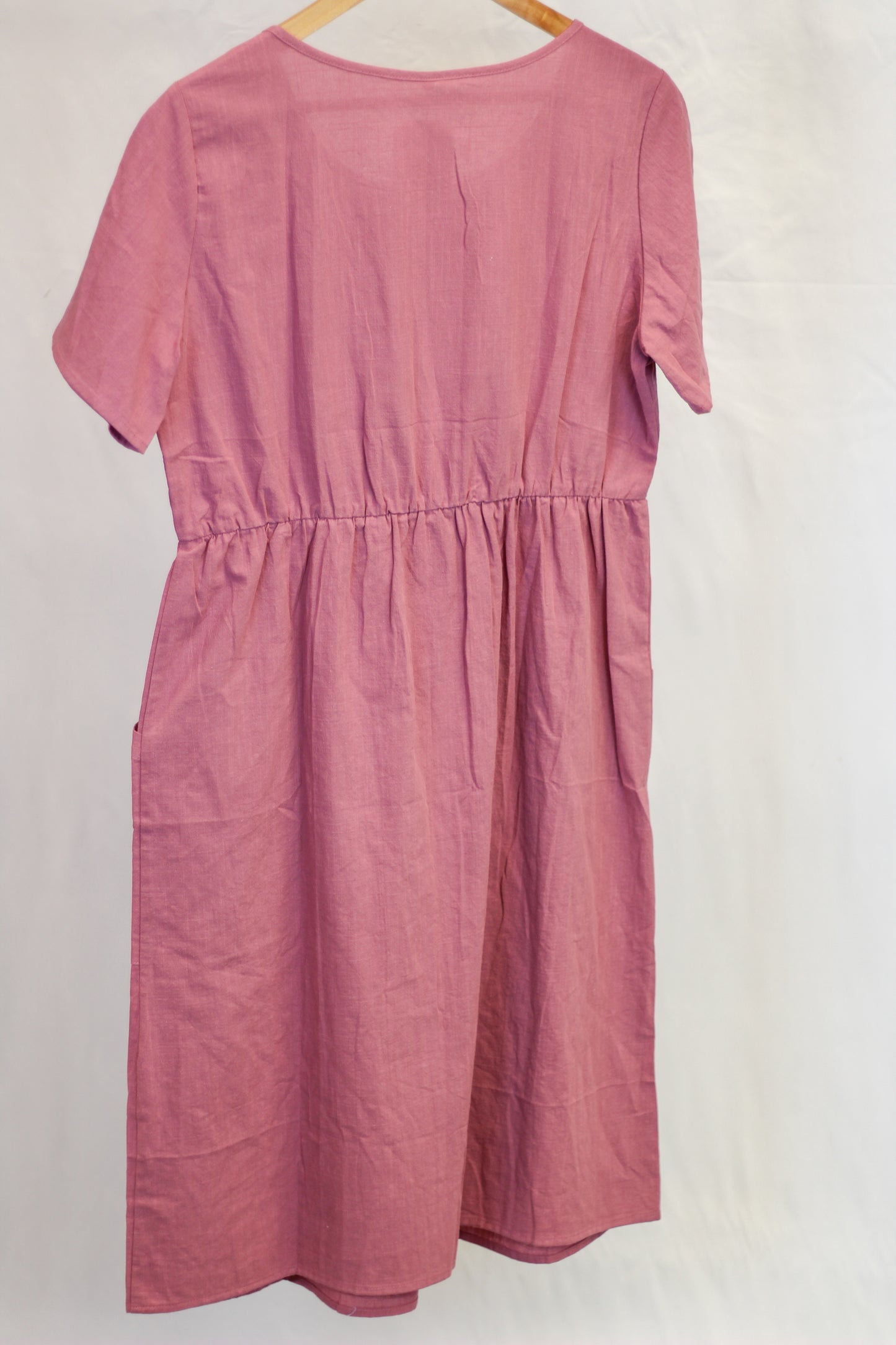 Cotton Rose Colored Dress