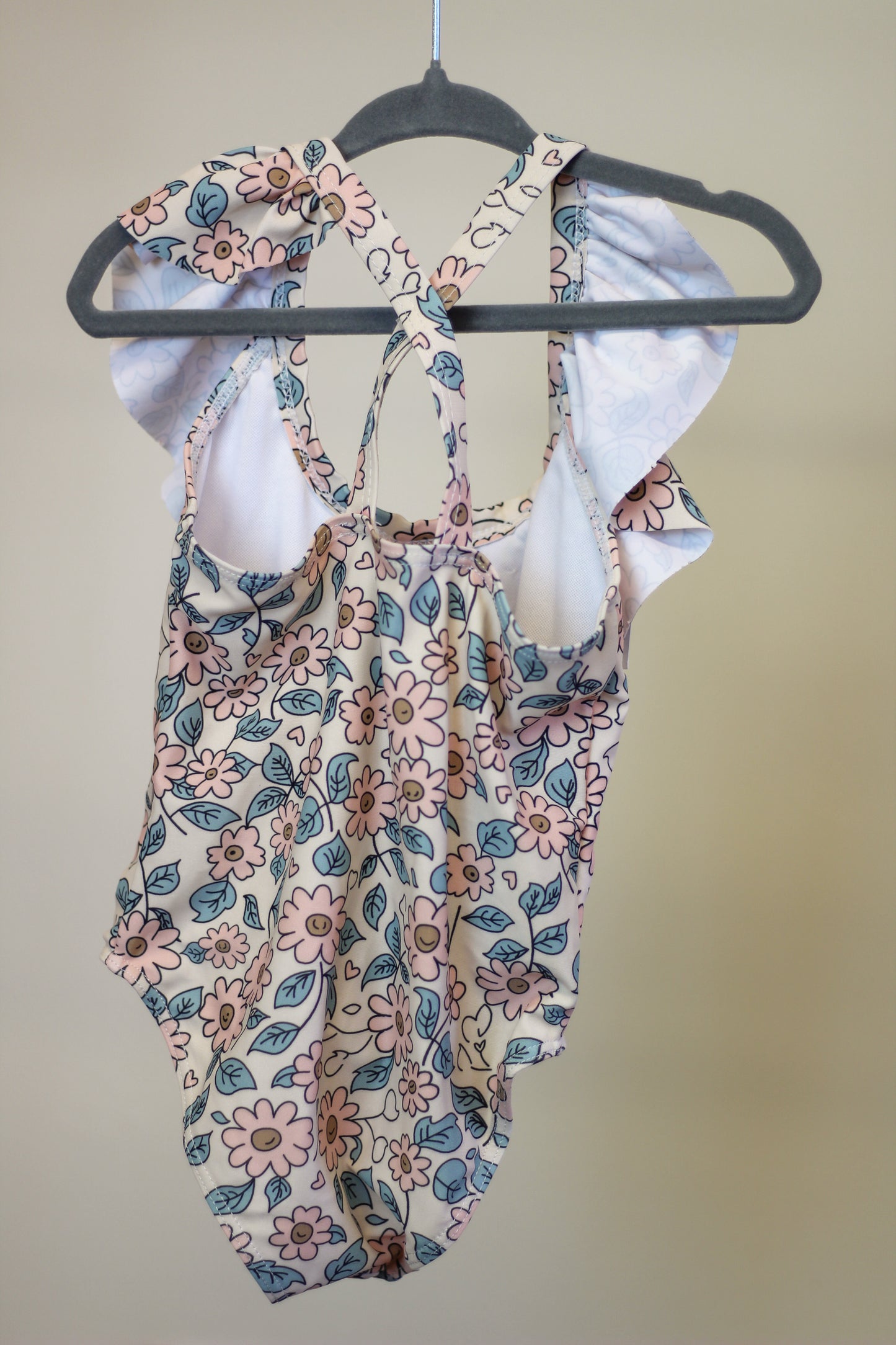 Kids’ Vintage Floral Swimsuit