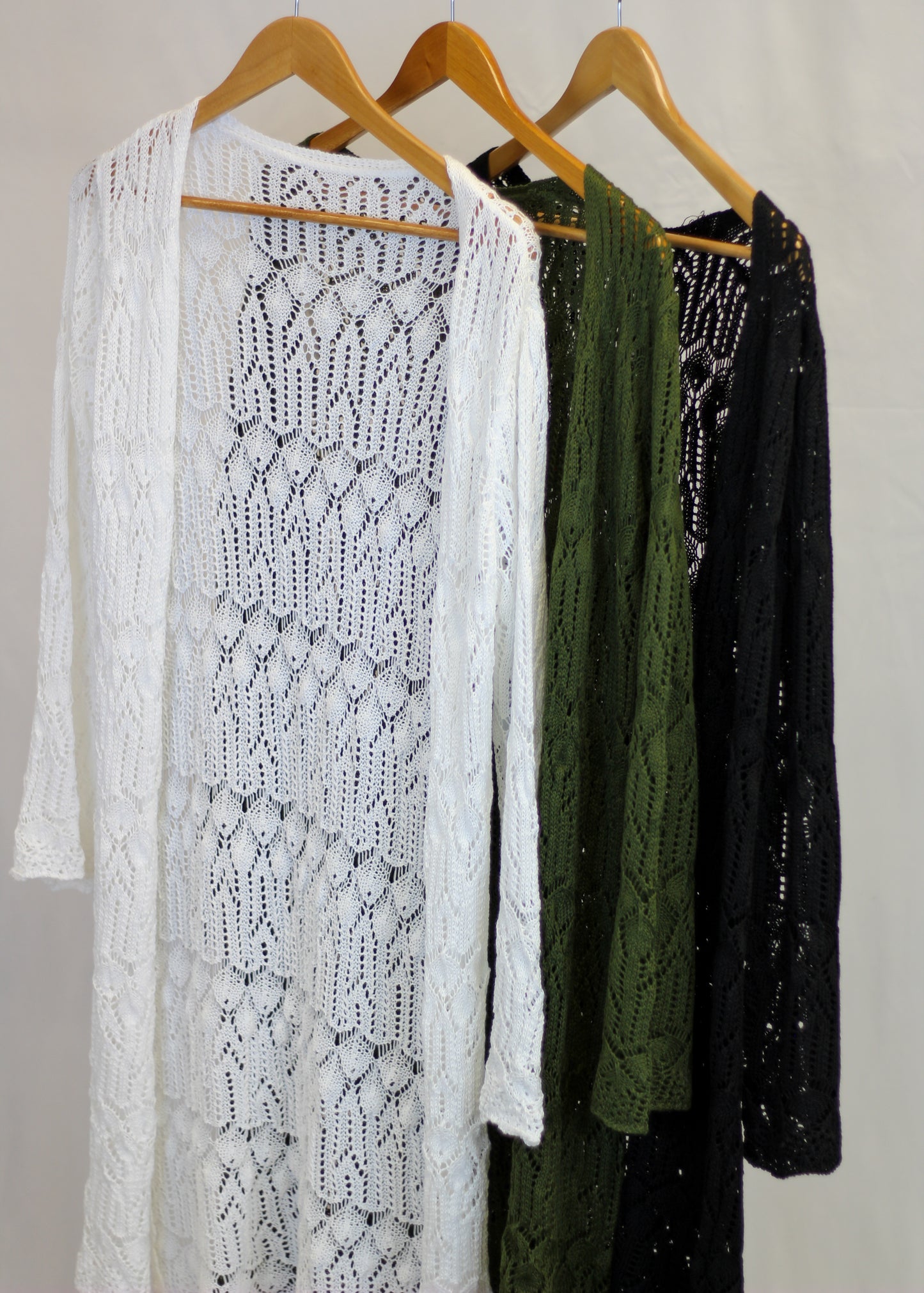Lace Open Front Cardigan