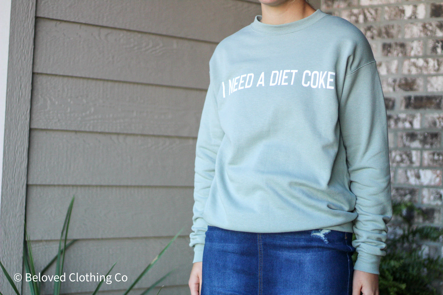 "I Need a Diet Coke" Crewneck