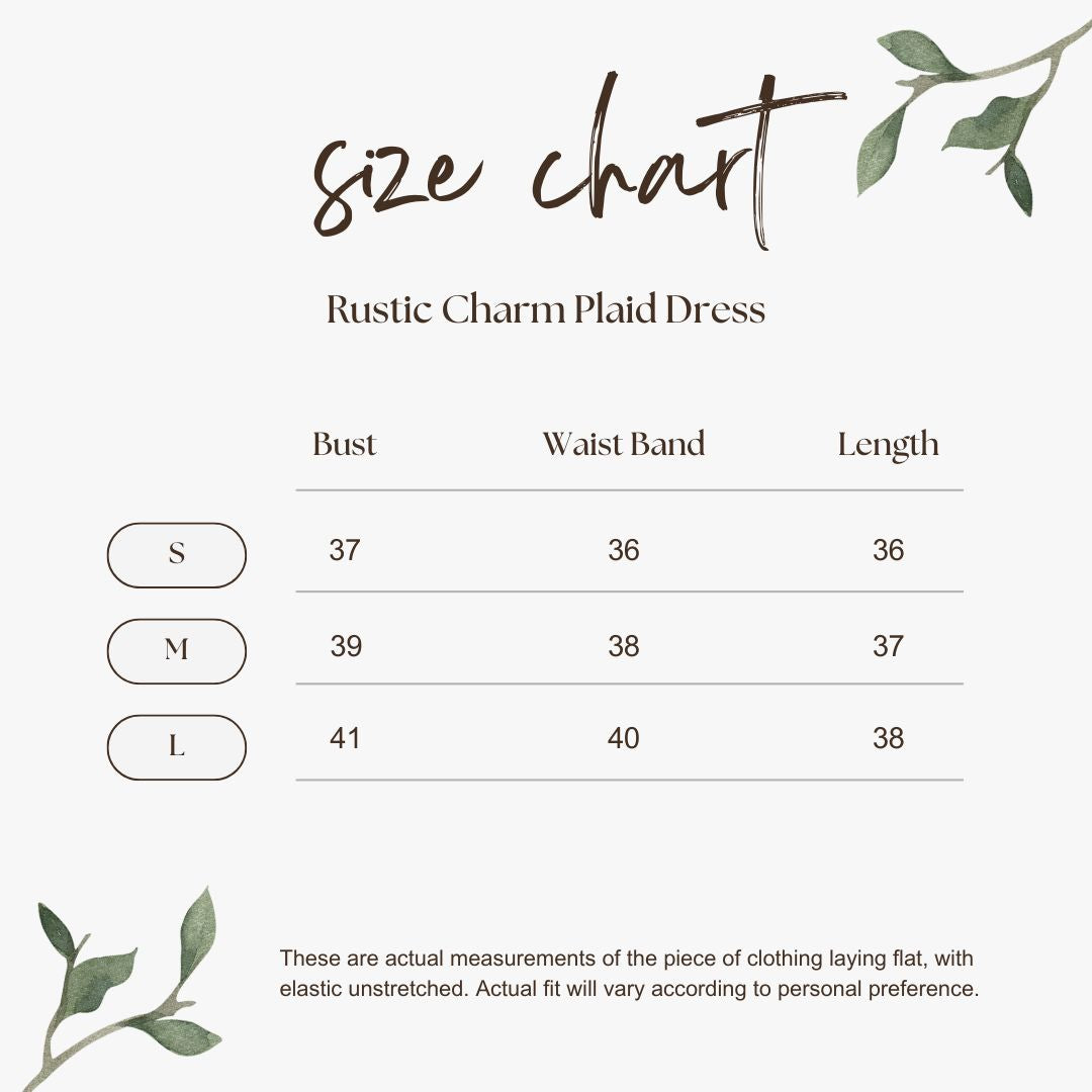 Rustic Charm Plaid Dress