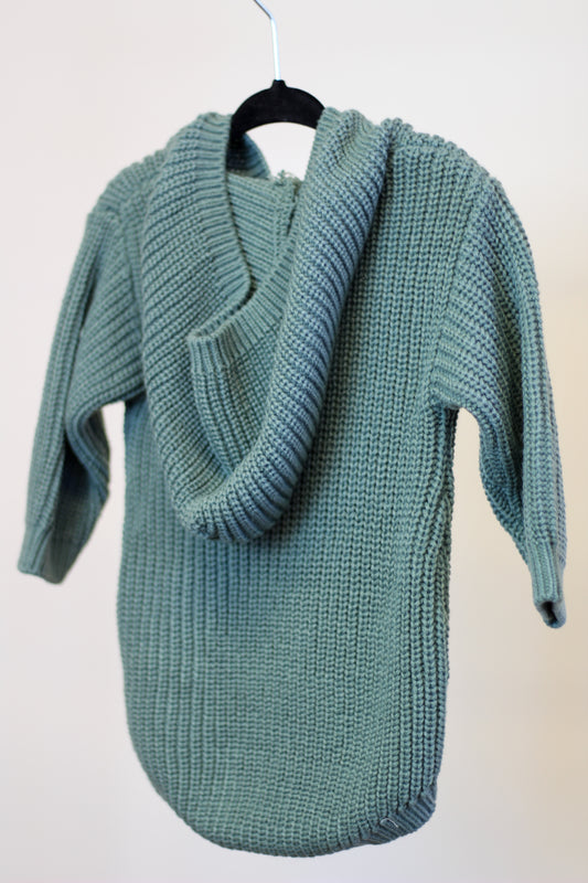Everest Green Hooded Sweater Onesie