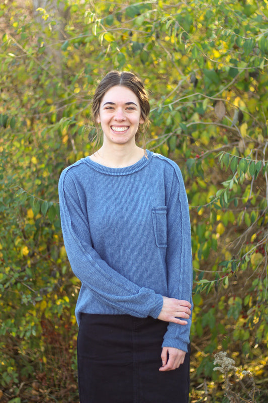 Brushed Soft Pullover Sweater Top