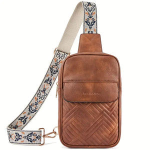 Quilted Leather Sling Bag