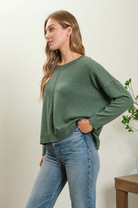 Cozy Extended Shoulder Sweater