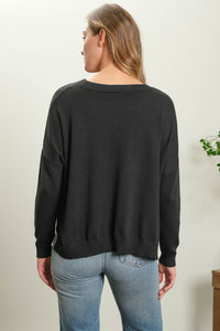 Cozy Extended Shoulder Sweater