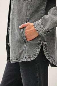 Classic Vintage Denim Tensel Jacket