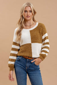 Checkered Super Soft Sweater