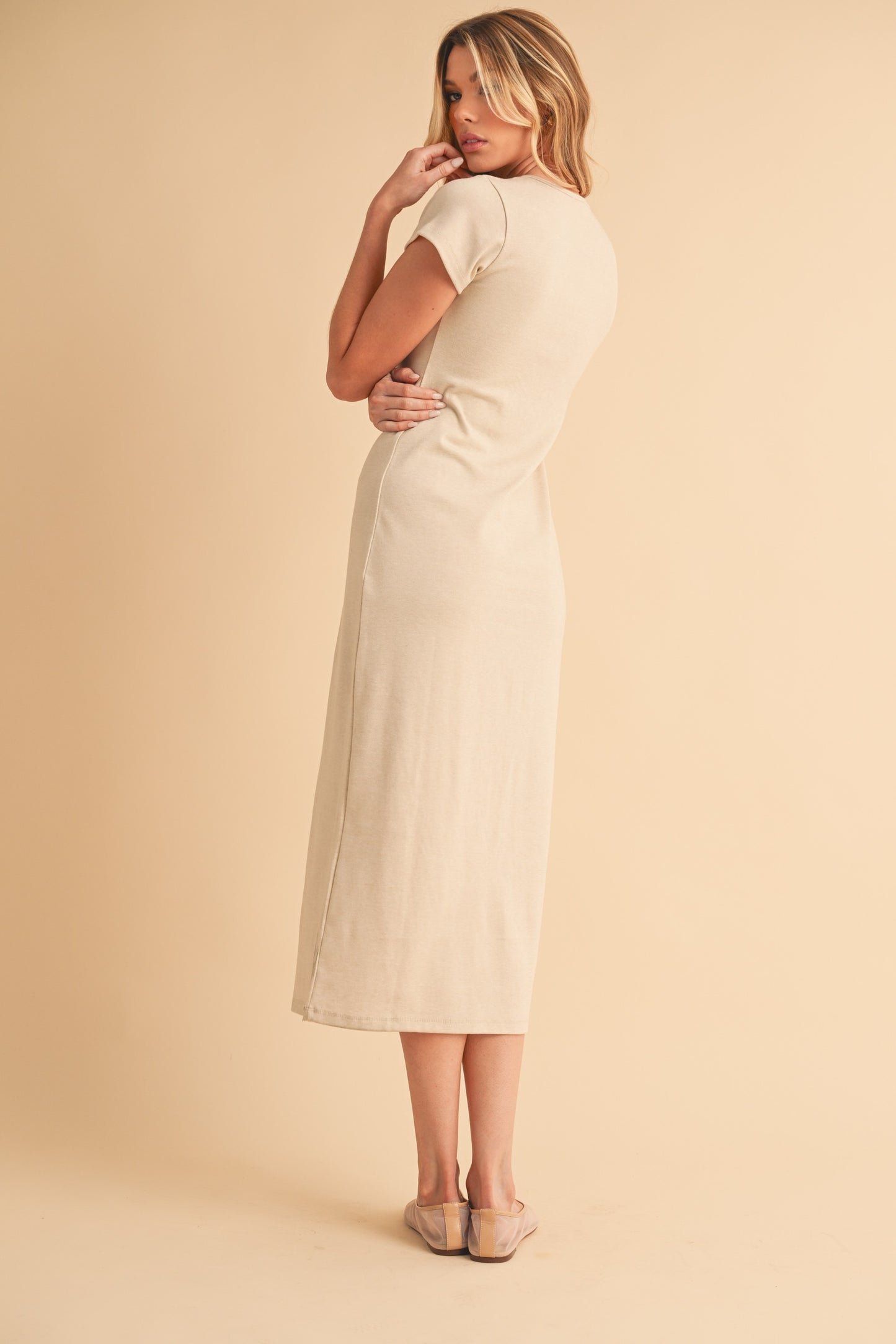 Chesy Slim Midi Dress