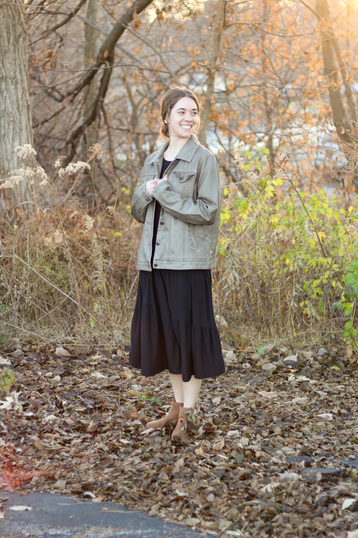 Cargo Casual Faux Jacket