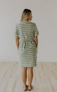 Striped T-Shirt Mom Dress