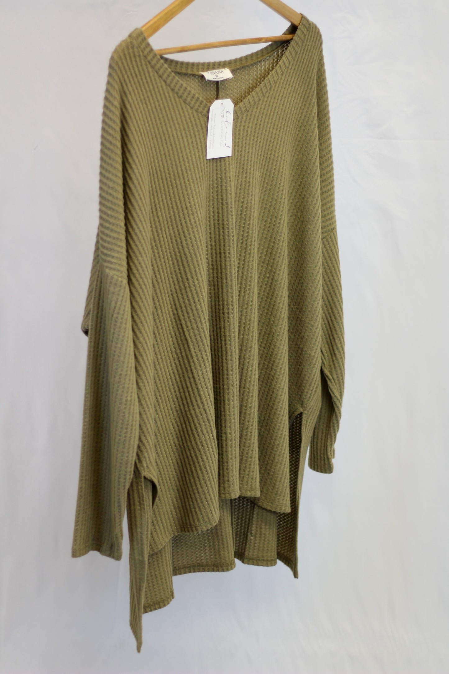 Thermal Waffle Sweater