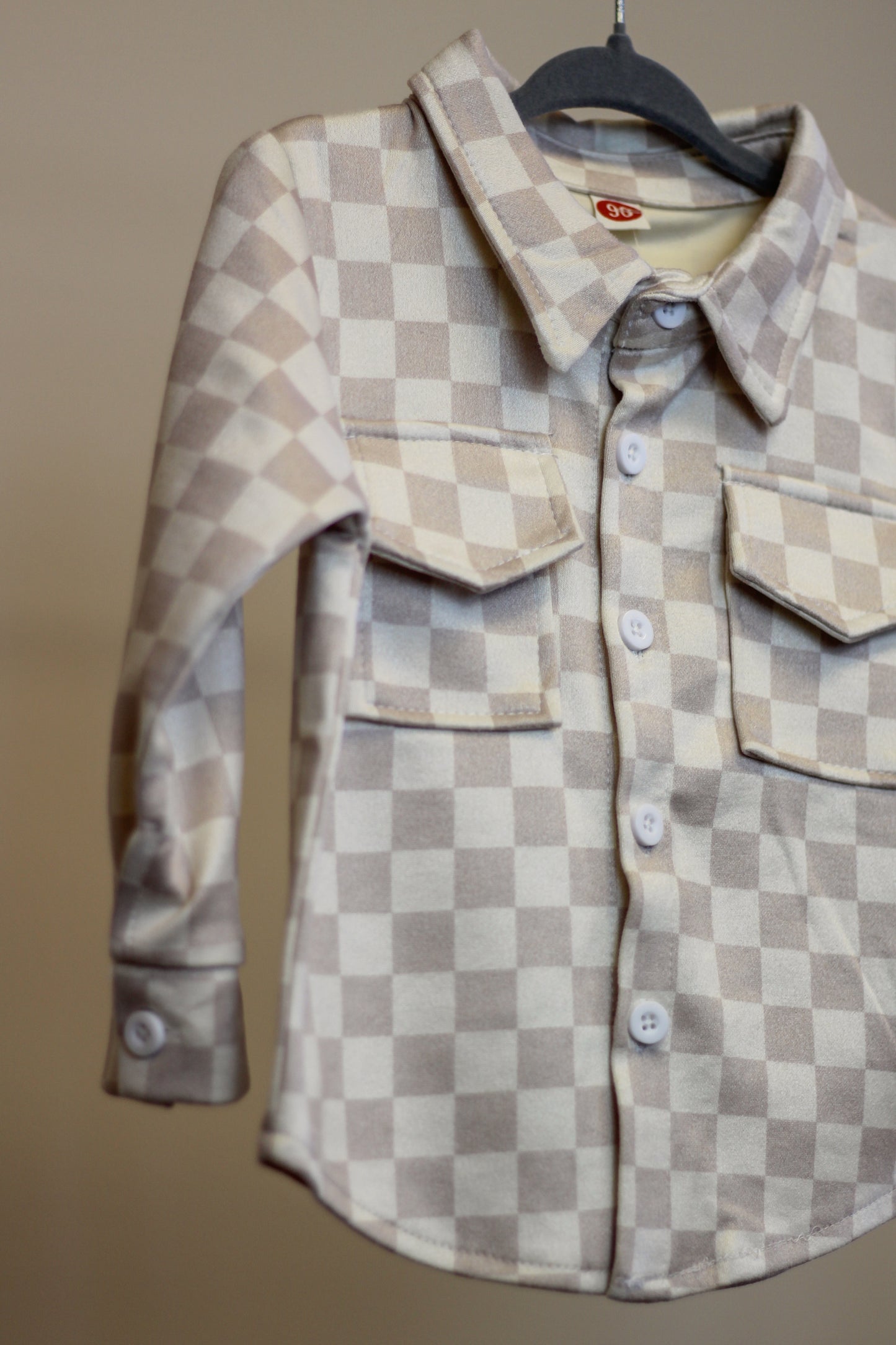 Toddler Checkered Shacket