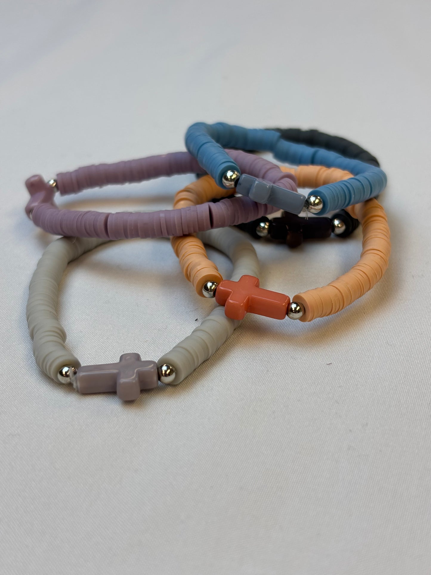 Polymer Clay Cross Bracelets