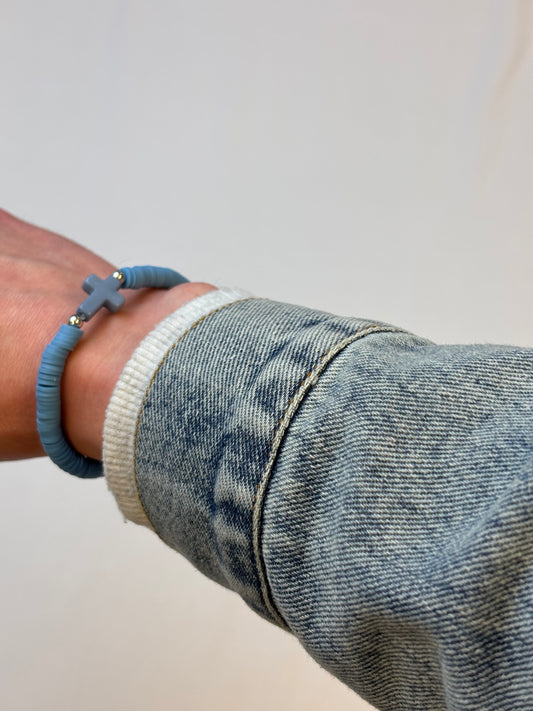 Polymer Clay Cross Bracelets