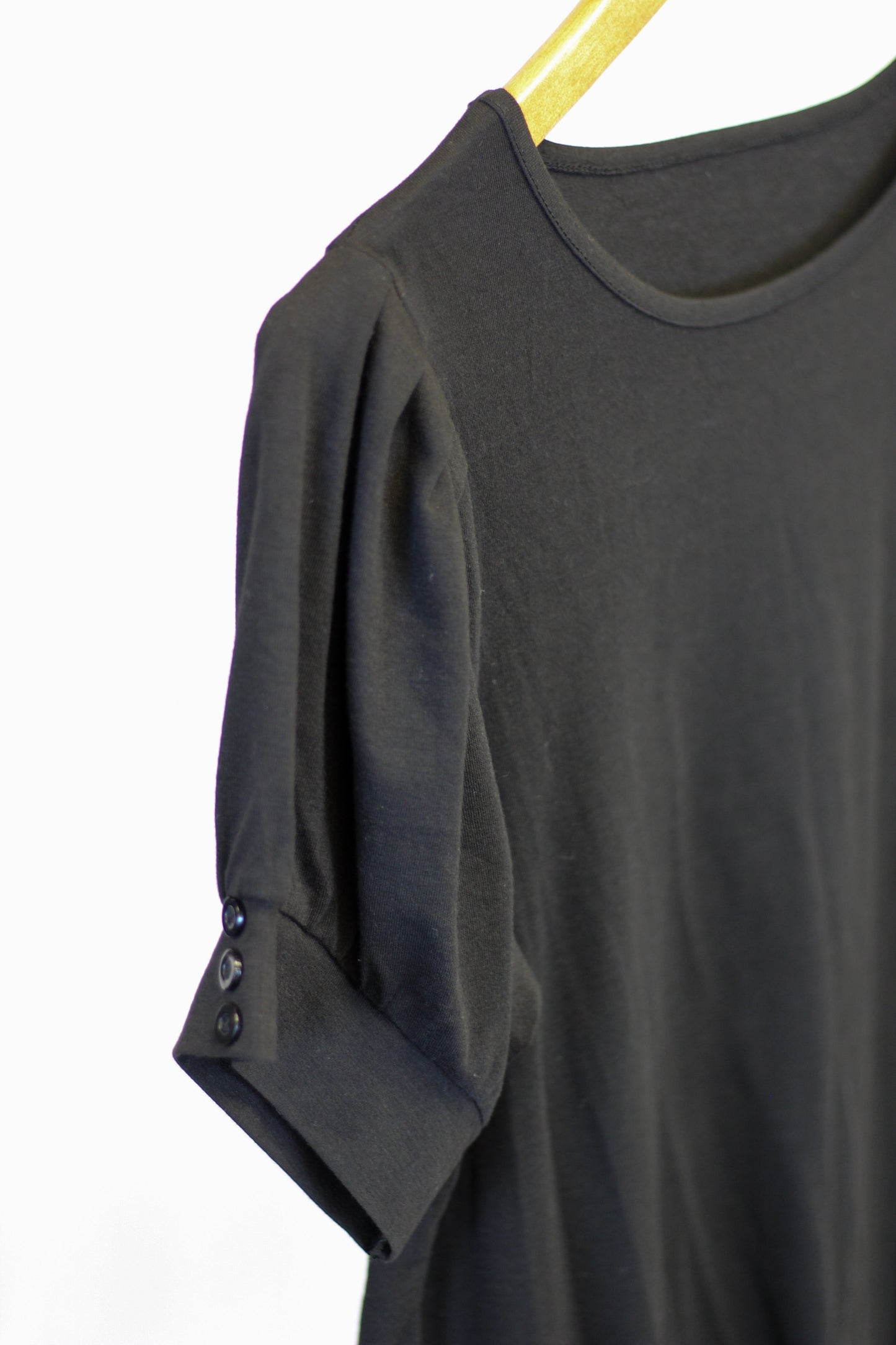 Puff Sleeve Crewneck Top