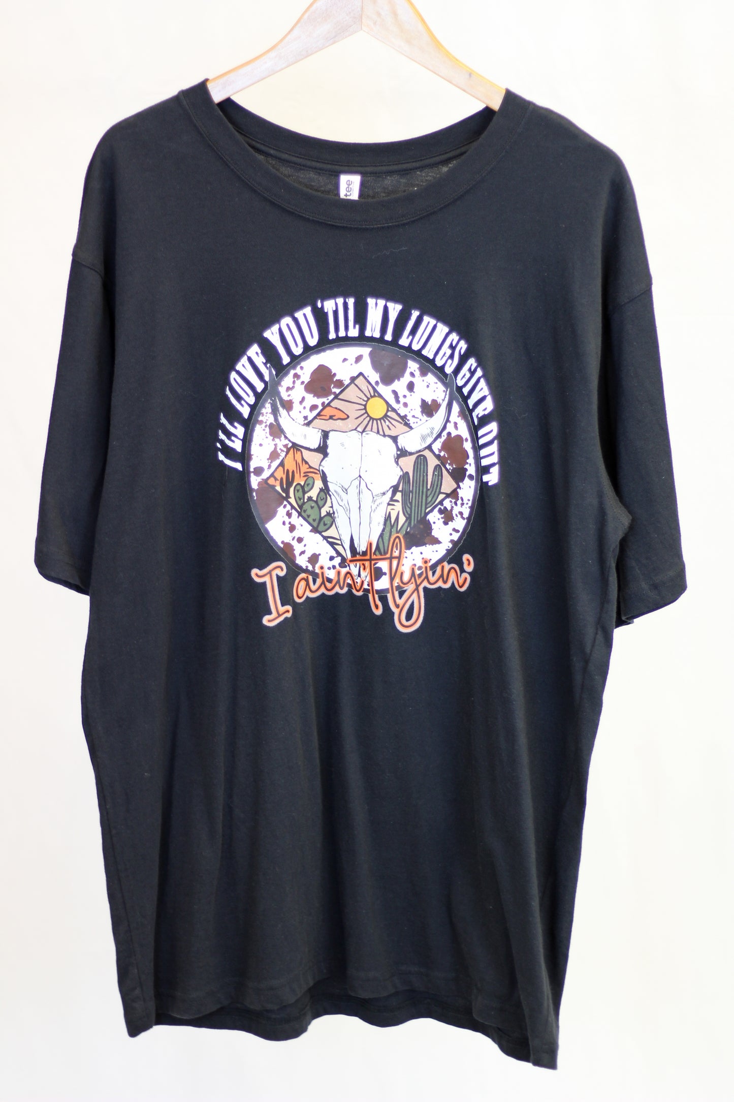 "I'll Love you Til My Lungs Give Out" Graphic Tee