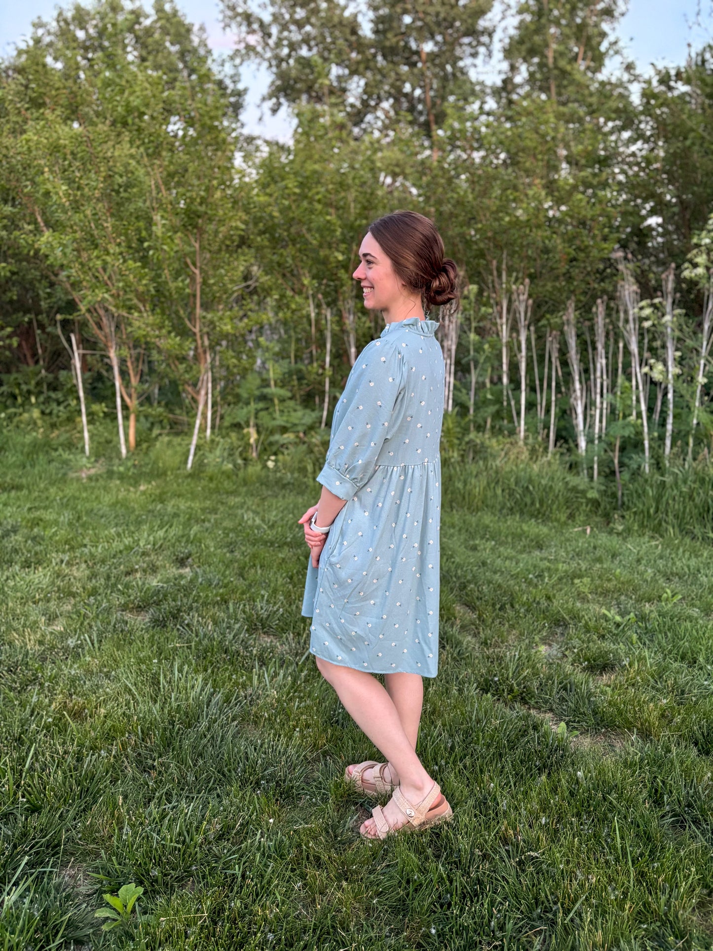 Daisey Linen Bubble Dress