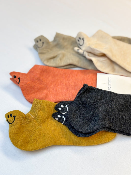Happy Face Cozy Socks
