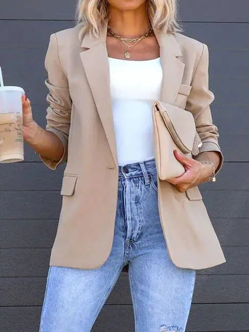 Women's Apricot Blazer