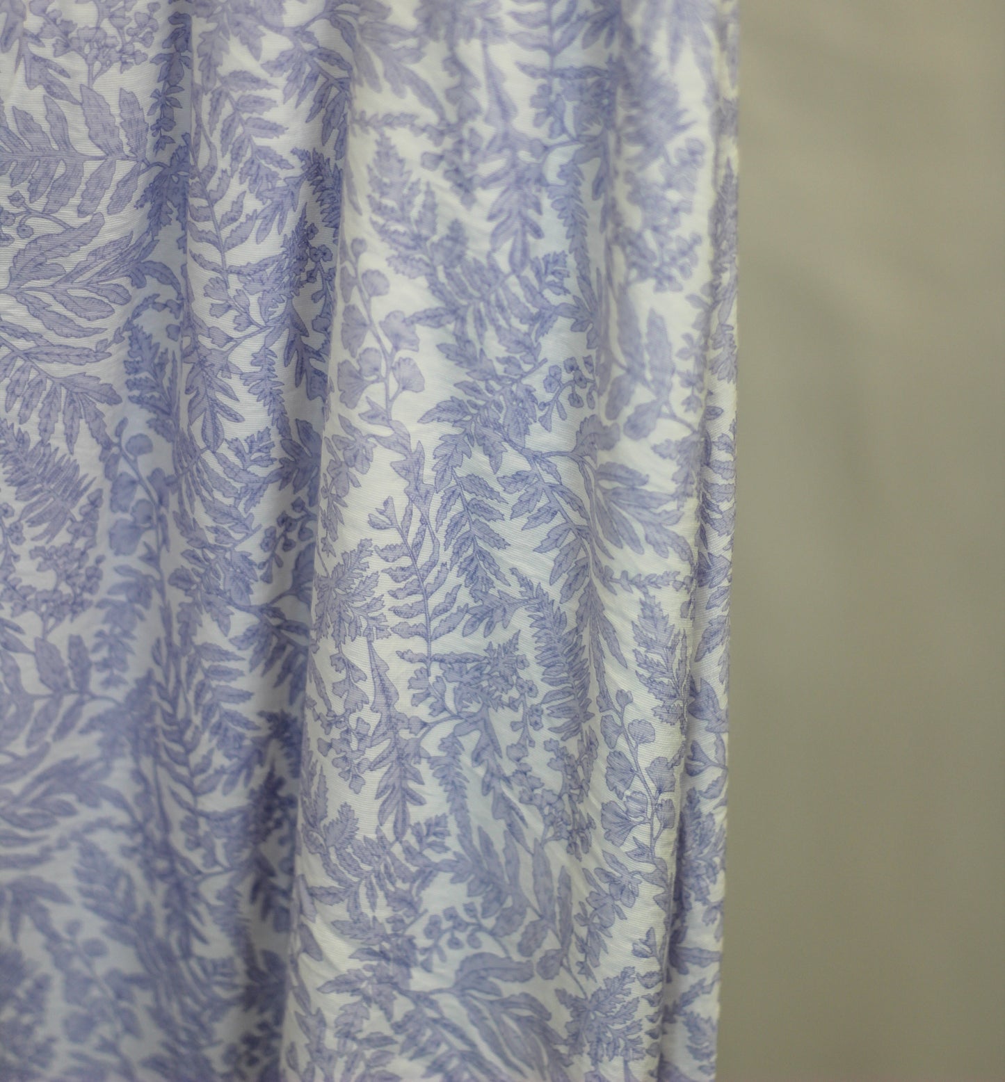 Elastic Waist Lavender Midi Skirt