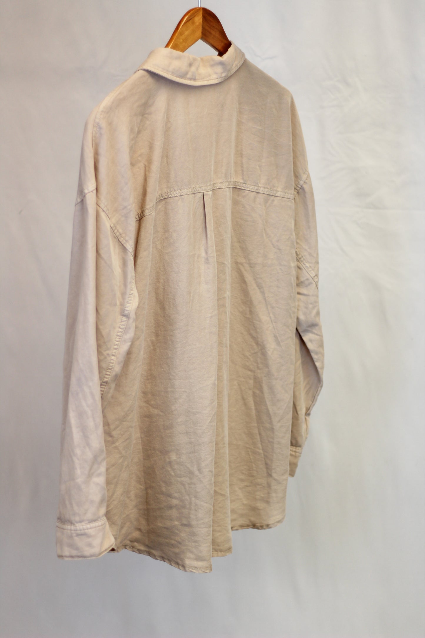 Soft Wash Tencel Oversized Shirt