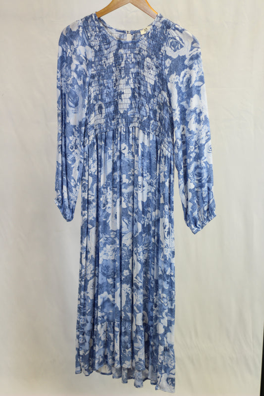 The "Waverly" Floral Smocked Dress