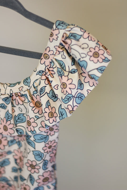 Kids’ Vintage Floral Swimsuit