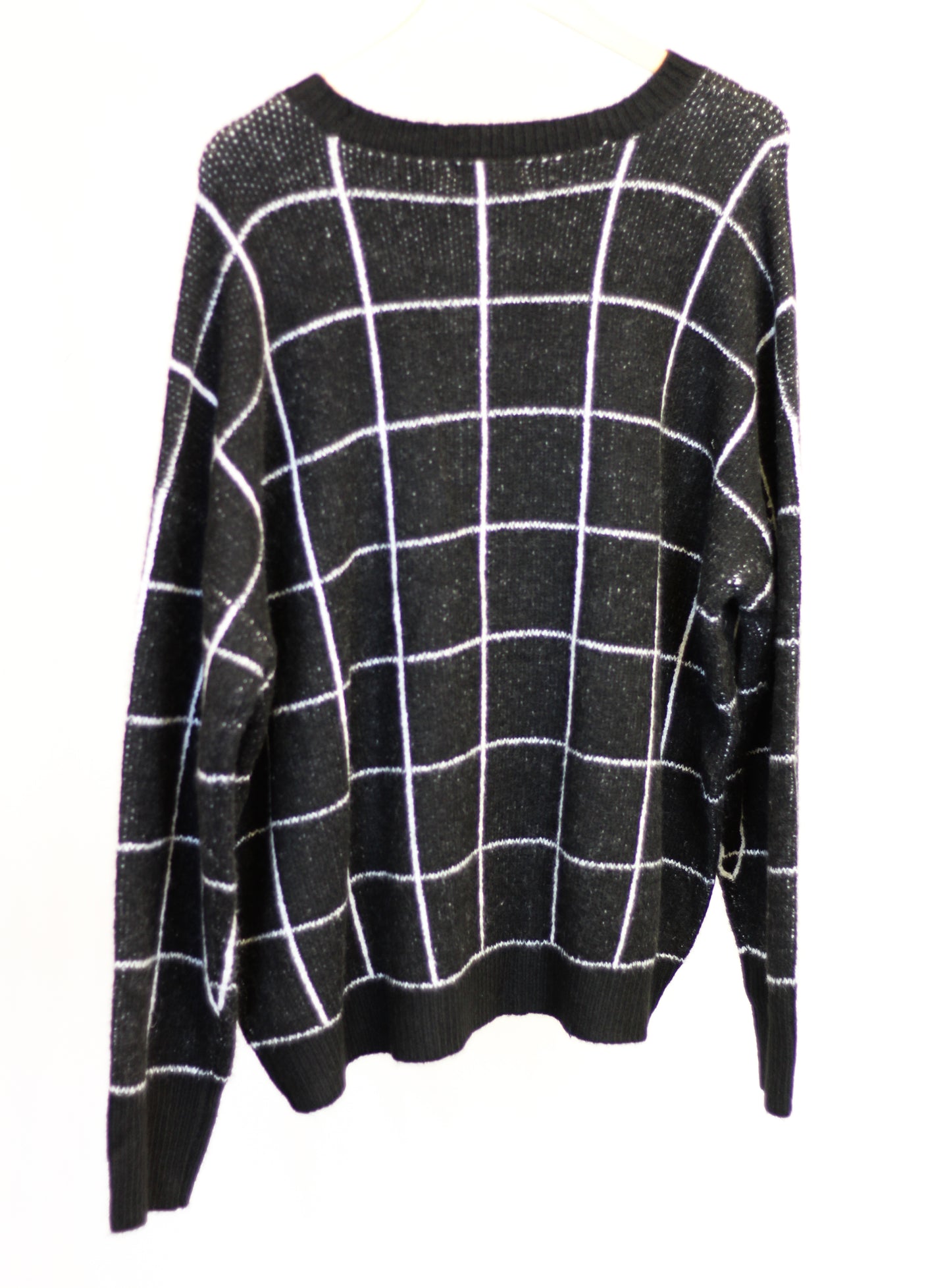 Grid Checkered Sweater