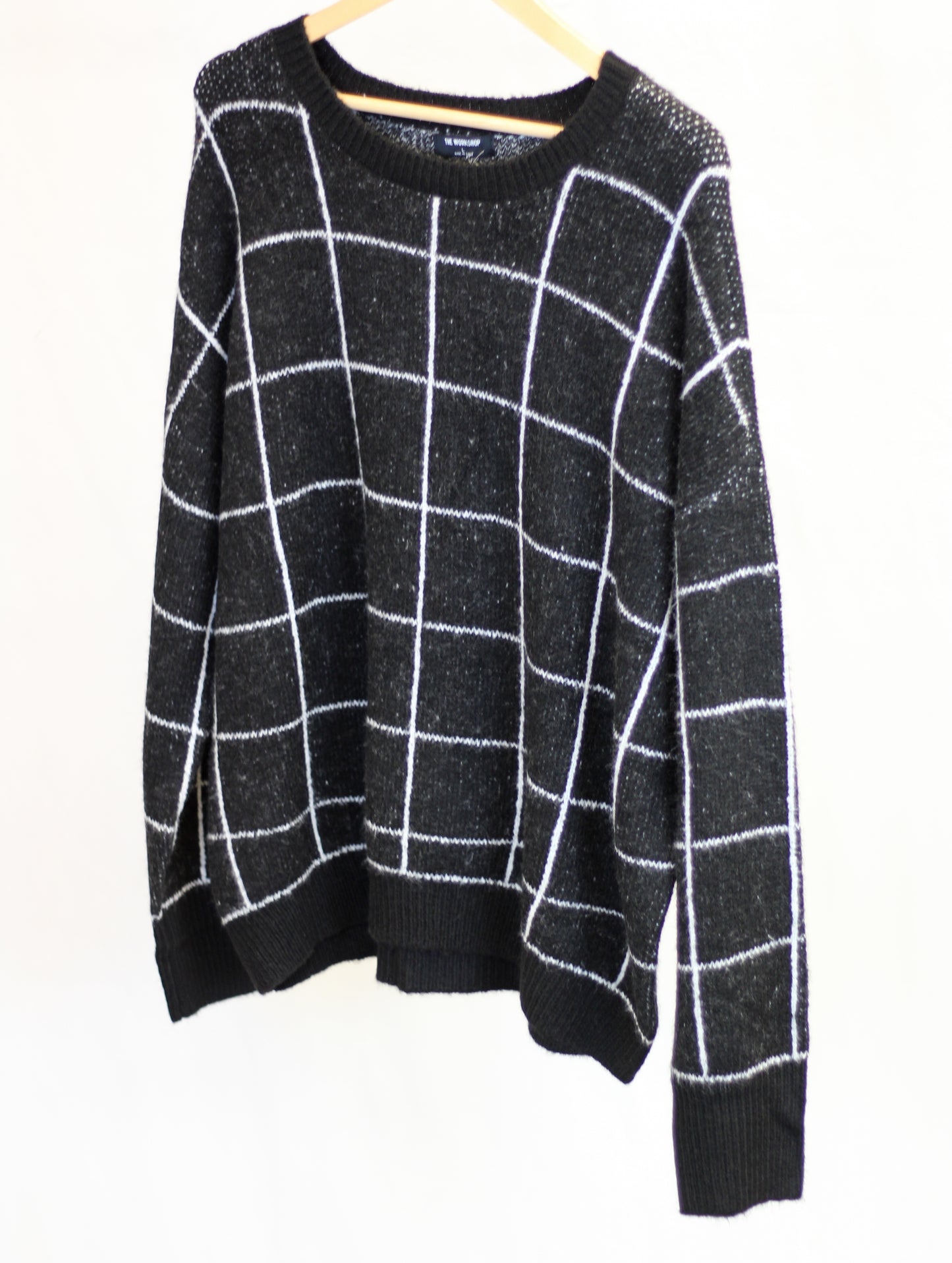 Grid Checkered Sweater