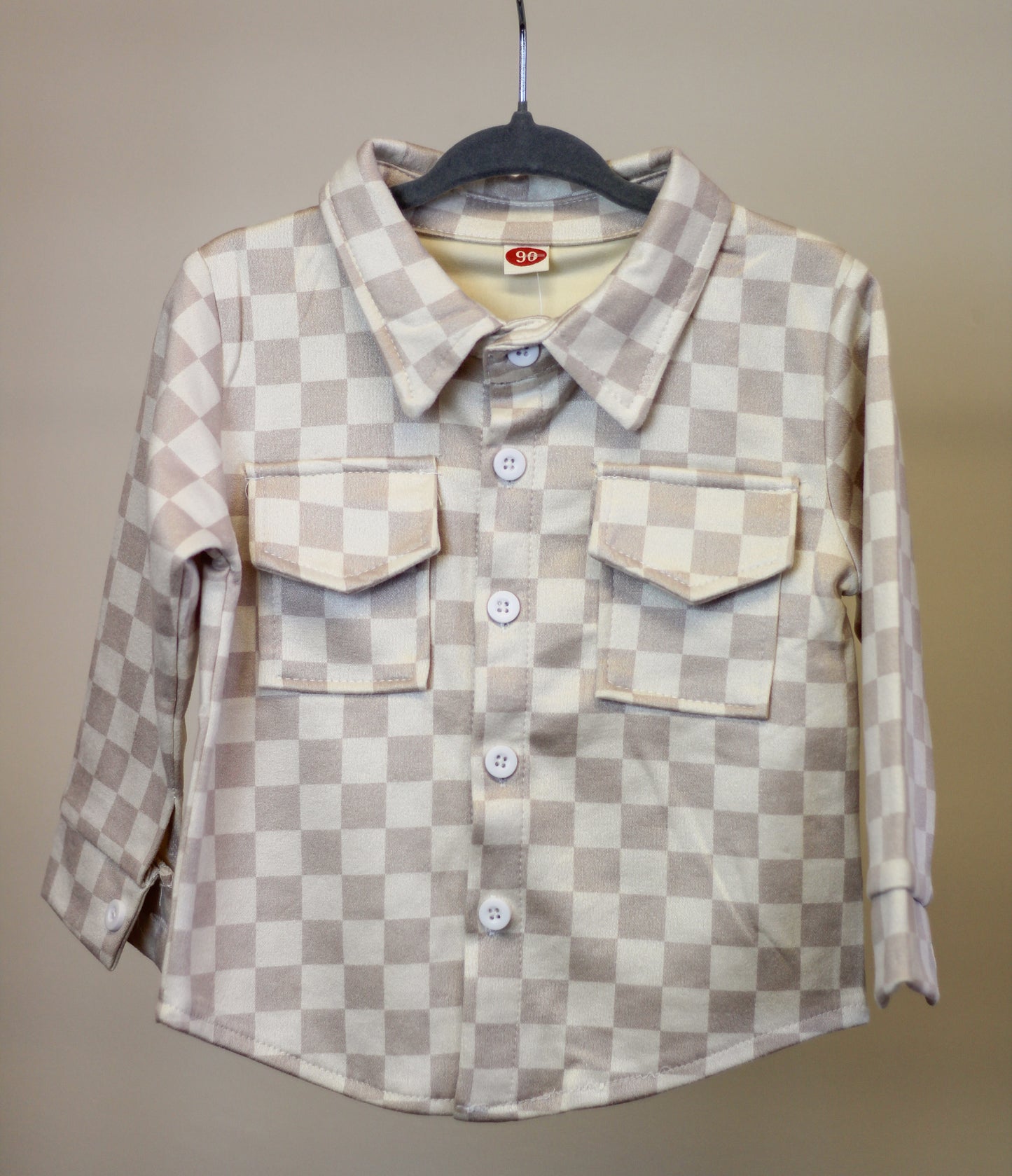 Toddler Checkered Shacket