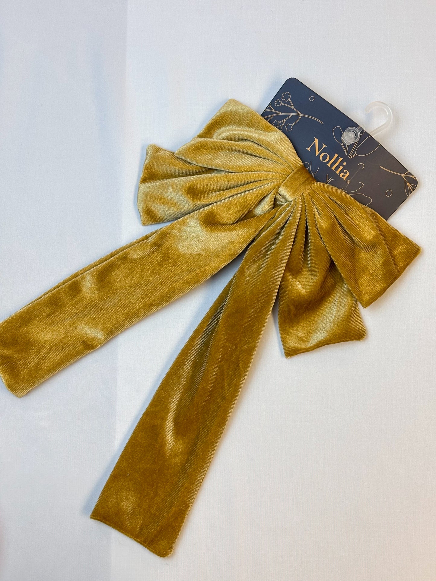 Velvet Ribbon Hair Bow