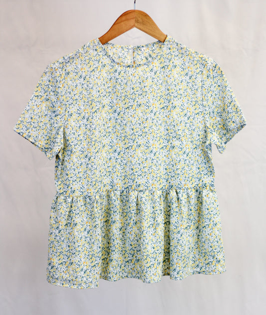 Floral Peplum Blouse