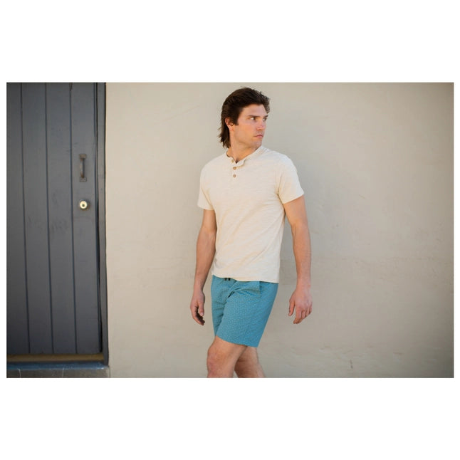 Short Sleeve Henley Tee
