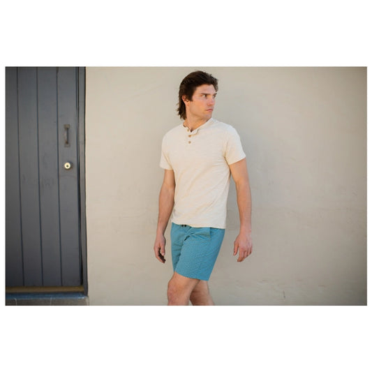Short Sleeve Henley Tee