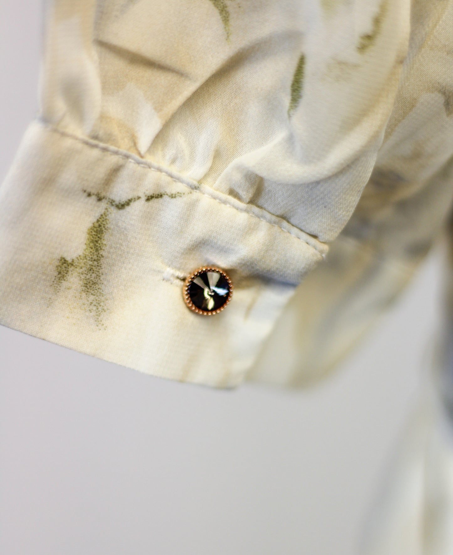 Watercolor Chiffon Tie Waist Dress